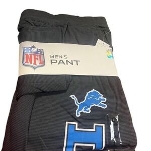 New Era NFL Detroit Lions Jogger Sweatpants Men's Size L Black Team Logo
